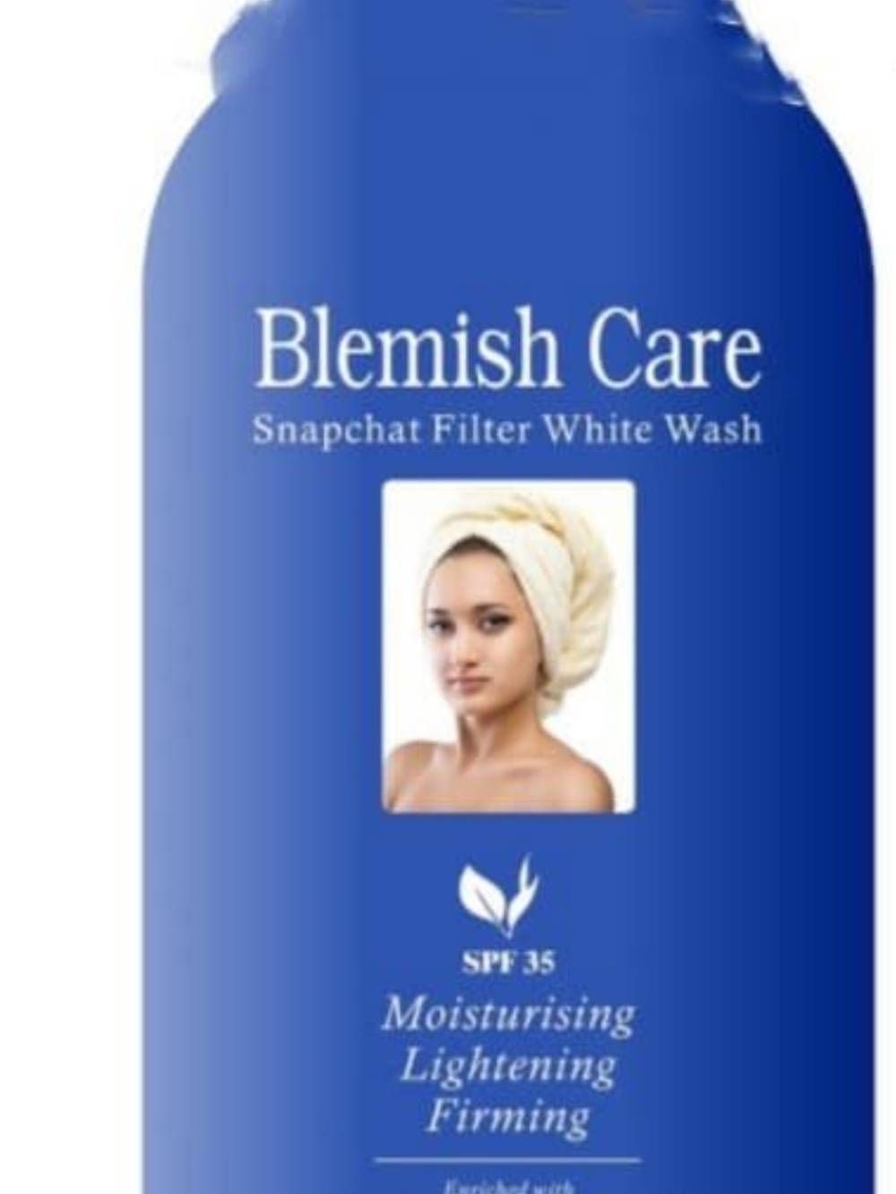 Blemish Care Moisturising Lightening Firming Skin Wash - Blue